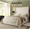 Wingback bed: elegant, timeless bedroom centerpiece, front view